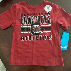 Red Gamecocks Athletics Short Sleeve Tee